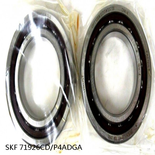 71926CD/P4ADGA SKF Super Precision,Super Precision Bearings,Super Precision Angular Contact,71900 Series,15 Degree Contact Angle