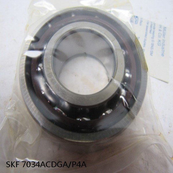 7034ACDGA/P4A SKF Super Precision,Super Precision Bearings,Super Precision Angular Contact,7000 Series,25 Degree Contact Angle